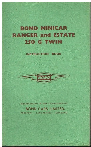 Bond minicar 250g twin ranger - bond,