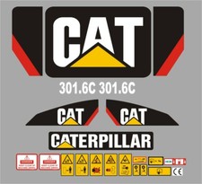 Cat 301.6C Mini Digger Decal Kit