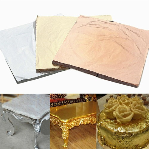100x gold silver bronze leaf - 100x,