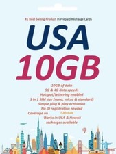 USA Travel SIM Card 5G