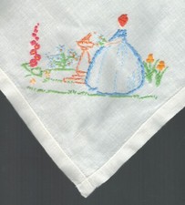 40cm Square Linen? Cloth with