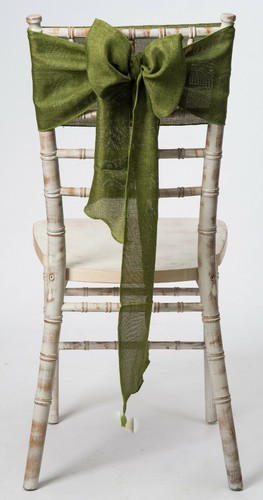 Olive green linen wedding - olive,