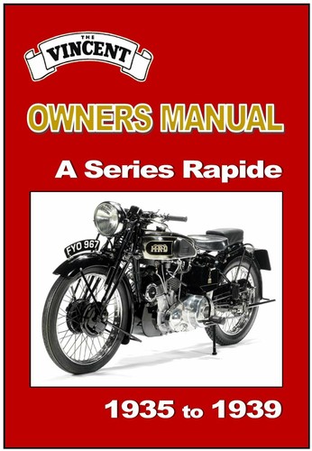 Vincent workshop owners manual - owners,