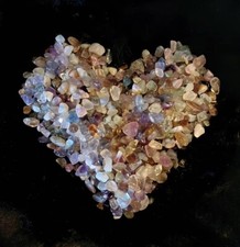 1 Lb Fluorite Crystal Chips Rainbow Fluorite Craft Reiki Jewellery BULK Joblot