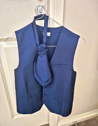 Next boys blue waistcoat - blue, &
