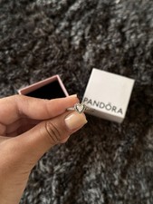 Pandora Ring Heart White Size