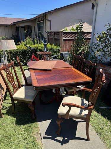 Mahogany dining room - mahogany, set