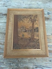 STUNNING SOLID WOOD Marquetry