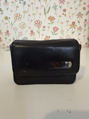 Antler black leather camera - antler,