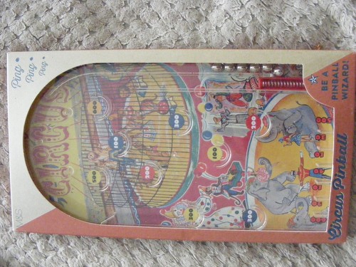 Circus bagatelle pin table - circus,