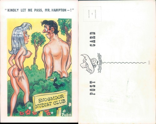 Cartoon nudist club bamforth - nudist,
