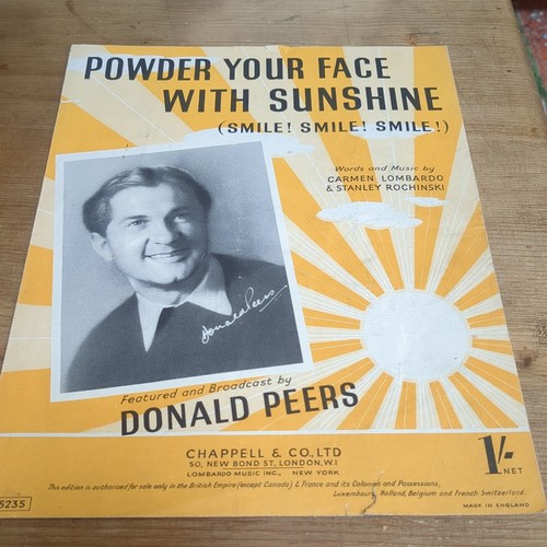 Original sheet music - sheet,