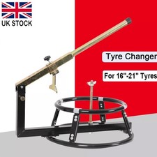 Portable 16"-21" Motorcycle Tire Changing Machine Tyre Bead Breaker Changer UK
