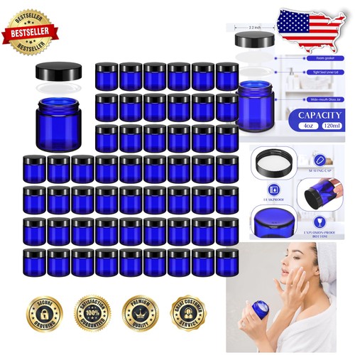 Bulk 4oz glass jars with - 4oz, lids