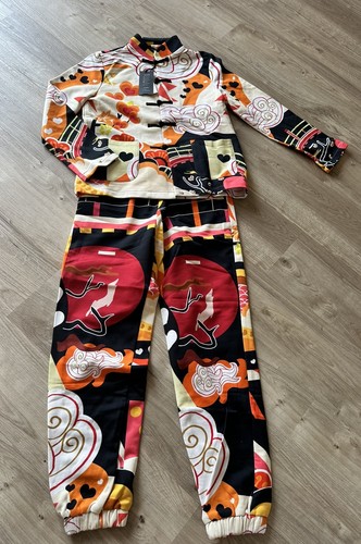 Lady oriental funky print - oriental,