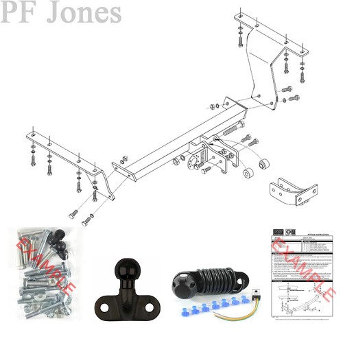 Pct towbar for honda v - honda, cr-v