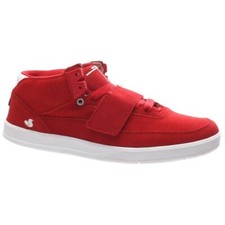 DVS Torey 3 Red/White Suede Shoe