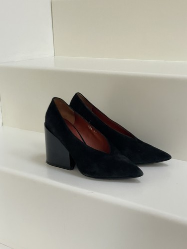Acne studios black suede - black, high