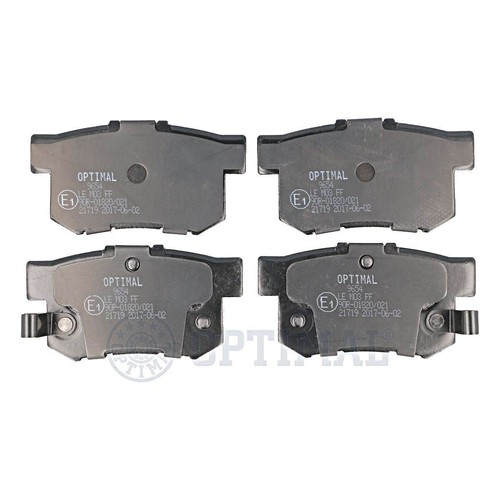 Rear disc brake pad - disc,