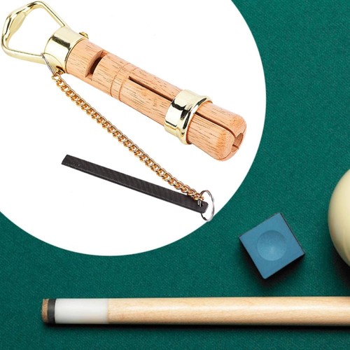 Billiard cue tip trimmer - billiard, pool