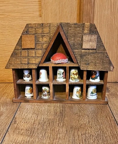 Thimble collection and wooden - thimble,