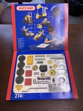 Vintage Meccano Motorised  Set 2, 1993, 100% Complete in Box with Manuals B