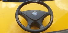 MERCEDES R129 R170 STEERING WHEEL WOOD LEATHER SL SLK