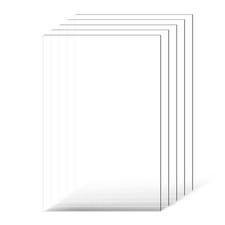 PET/Plexiglass Sheets, 5-Pack