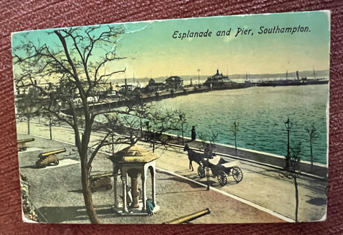 Antique postcard southampton - antique,