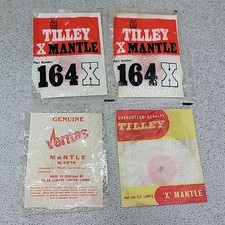 4x Vintage Tilley Mantles 164X