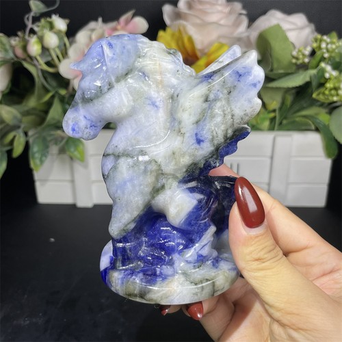 8lb natural sodalite - 0.8lb, 4.3"