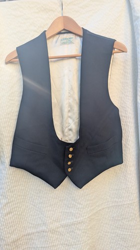 Black tuxedo waistcoat - tuxedo,