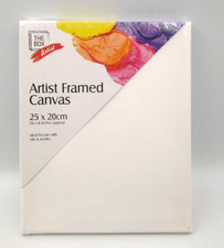 3 x Artist Framed Canvas 25 x 20cm Ideal for Oils & Acrylics