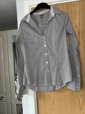 Grey & White H&M Ladies Blouse Size 8 Never Worn