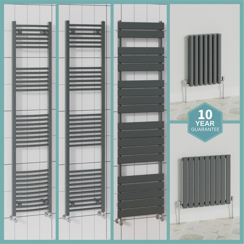 Anthracite designer radiator - anthracite,