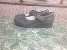 CLARKS Cloud Steppers ladies Blue Platform Shoes Uk Size 5.5D