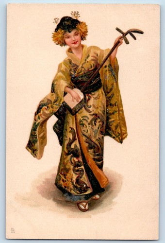 Japan postcard japanese geisha - japan,