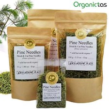 Pine Needle Tea, Organic Wild Harvest Pinus sylvestris Suramin Shikimic Acid
