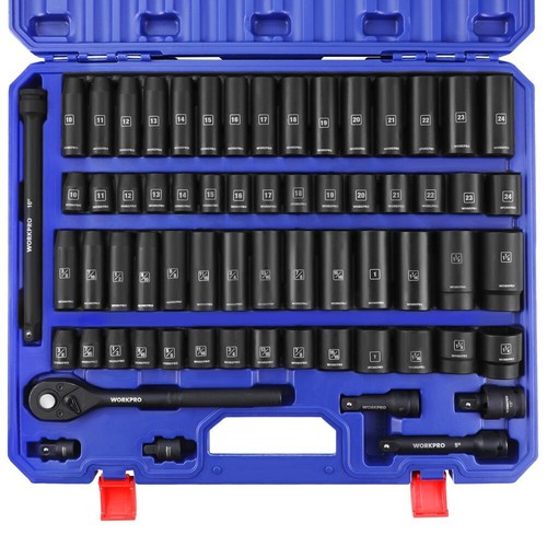 Workpro 65pc drive - 1/2”,