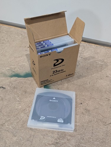 Box sony pfd23a xdcam - box,