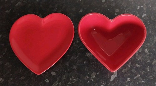 Heart shaped plate and - bowl,