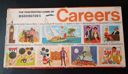 Waddingtons careers board - board, game