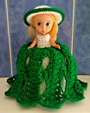 Handmade Crochet Doll Toilet