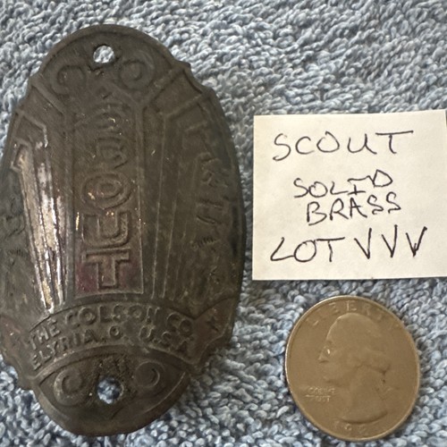 Vintage scout solid - solid, brass