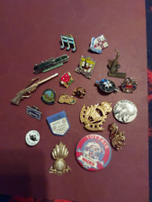Vintage Pin Badges Collection St John Ambulance, Railway, Military, Yorkshire,