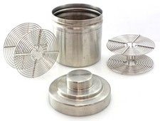 Stainless Steel film Processing Developing Tank with 2x spirals for 35mm film