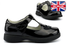 Girls Patent School Shoes