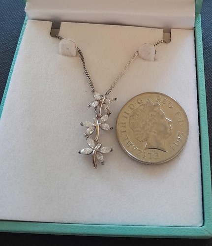Butterfly drop 925 pendant - , on