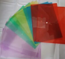 A4 Document Wallets Plastic