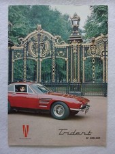 TRIDENT CLIPPER V8 orig 1970s UK Mkt Sales Brochure